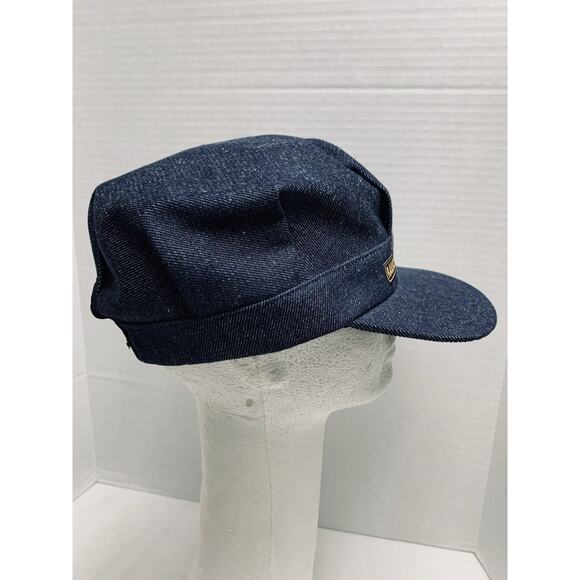 Railroad Museum of Pennsylvania Conductor Hat Denim Made in USA Snapback Unworn - Picture 10 of 10